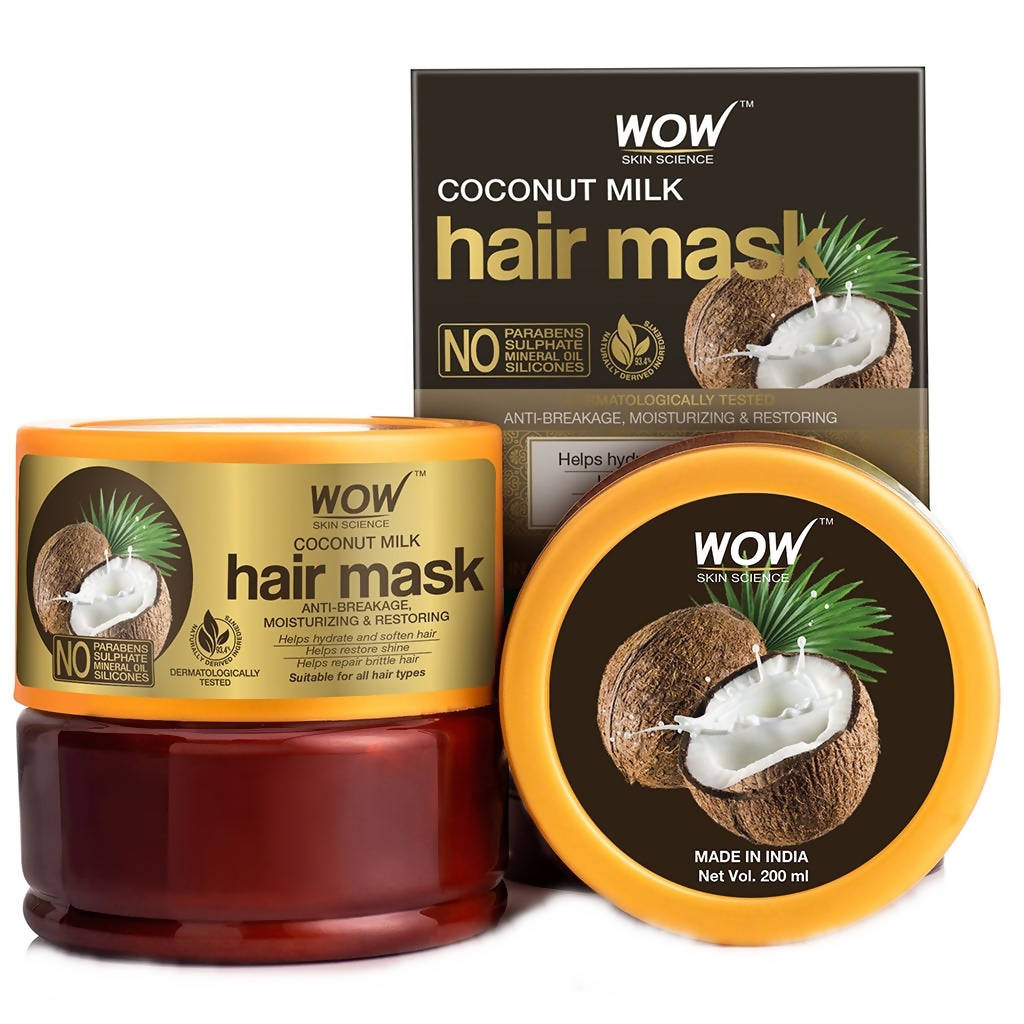 Wow Skin Science Coconut Milk Hair Mask - 200 ml image 1