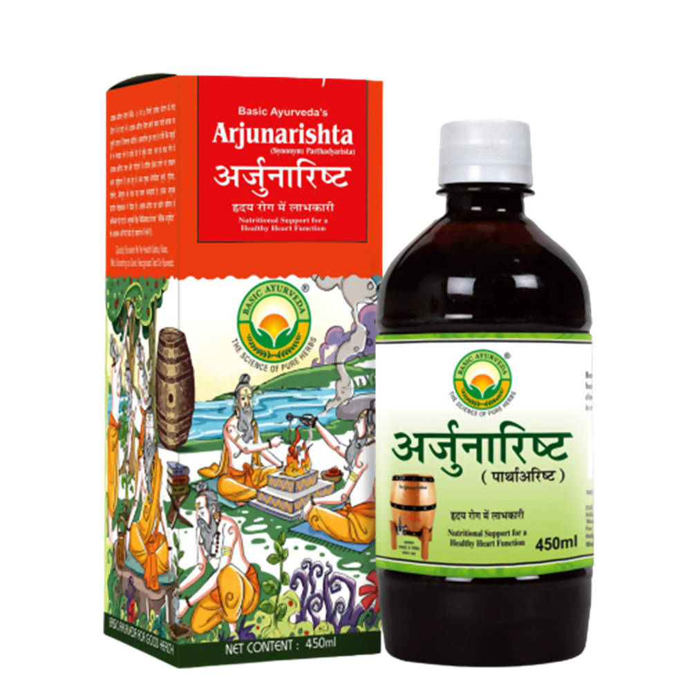 Basic Ayurveda Arjunarishta Syrup - 450 ml image 1
