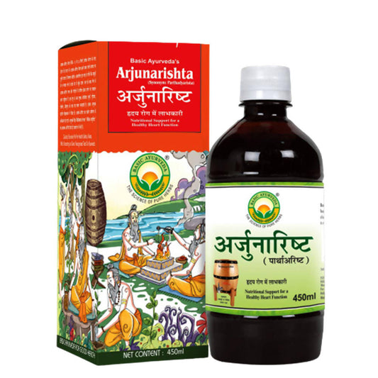Basic Ayurveda Arjunarishta Syrup - 450 ml image 1