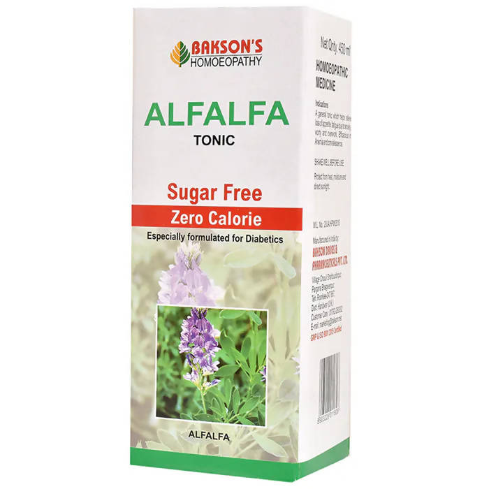 Bakson's Homeopathy Alfalfa Tonic Sugar Free image 1