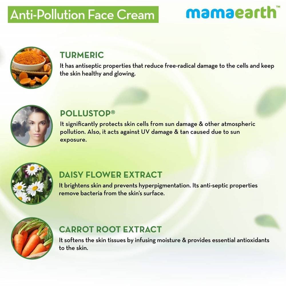 Mamaearth Anti-Pollution Face Cream For Pollution Protection - 80 ml image 5