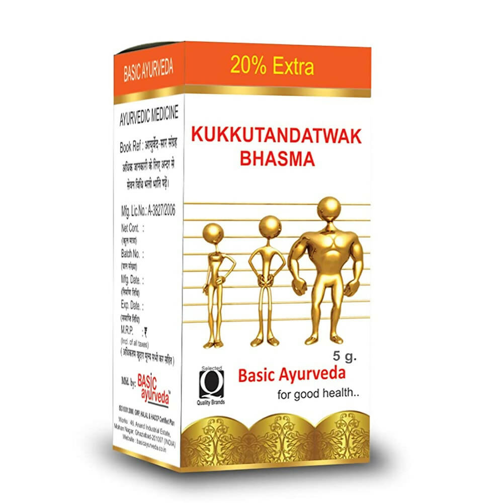 Basic Ayurveda Kukkutandatwak Bhasma - 5 gms image 2