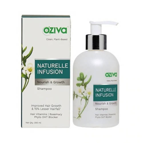 OZiva Naturelle Infusion Nourish & Growth Shampoo - 200 ml image 1