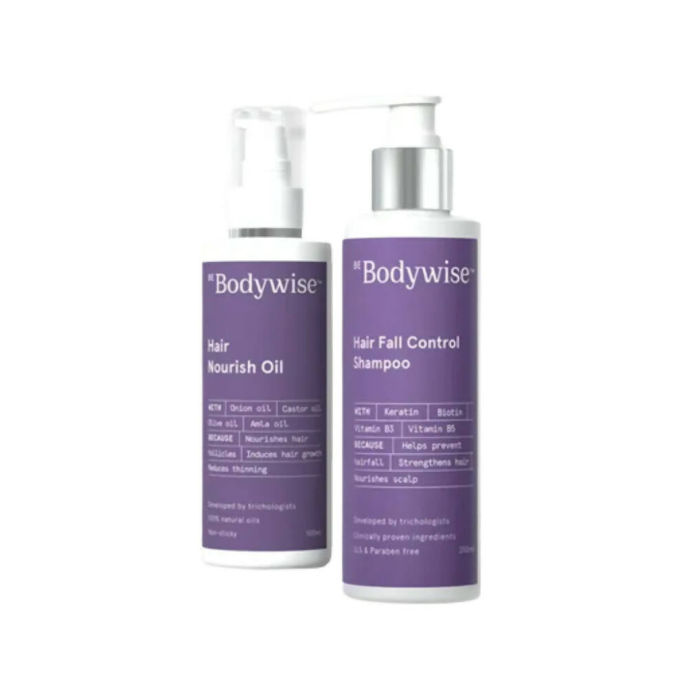 BeBodywise Hair Nourish Oil and Hair Fall Control Shampoo image 2