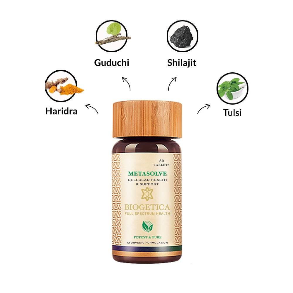 Biogetica Metasolve (Cellular Health And Immune Support, 80 Tablets) image 2