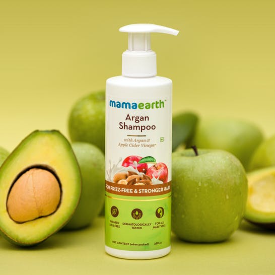 Mamaearth Argan Shampoo For Frizz-Free & Stronger Hair - 250 ml image 3