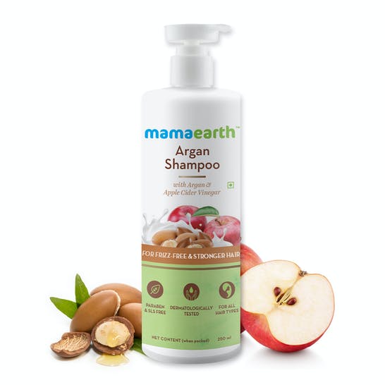 Mamaearth Argan Shampoo For Frizz-Free & Stronger Hair - 250 ml image 2