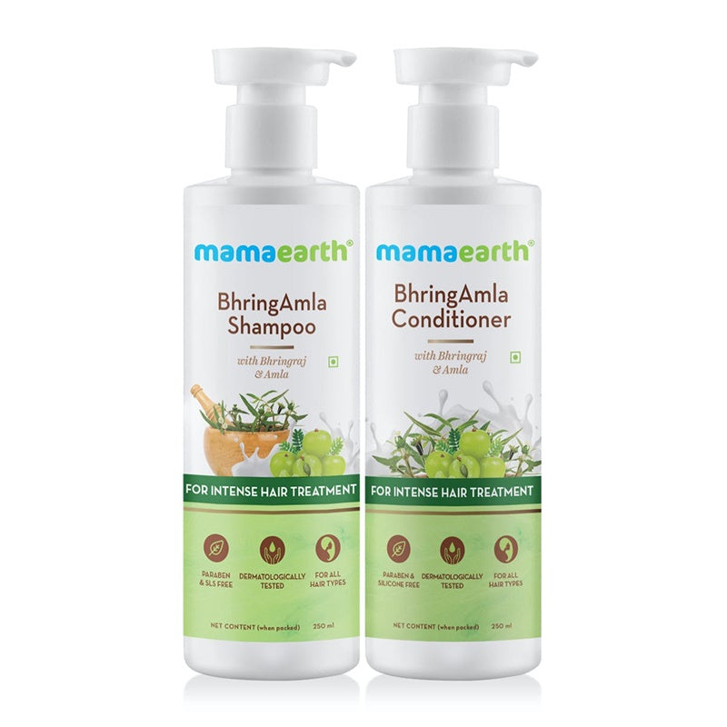 Mamaearth Bhringamla Shampoo & Conditioner Combo image 1