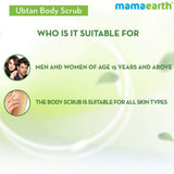 Mamaearth Ubtan Body Scrub with Saffron for Tan Removal - 200 gms image 5
