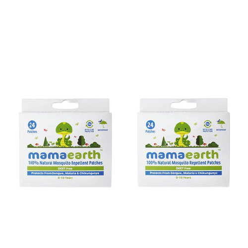 Mamaearth Natural Repellent Mosquito Patches for Babies - 24 pcs image 2