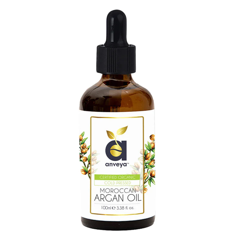 Anveya Moroccan Argan Oil & Cold Pressed Organic - 100 ml image 2