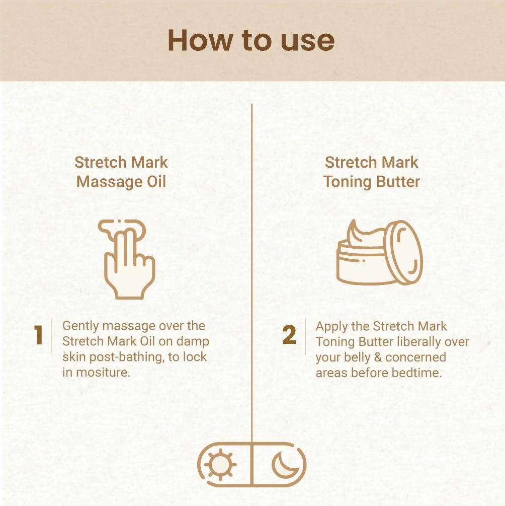 Mother Sparsh Stretch Mark Repair & Body Toning Kit - Combo Pack image 4