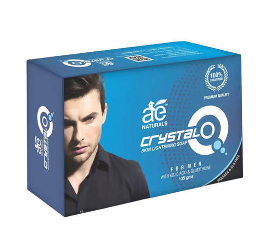 Ae Naturals Crystal Q Skin Lightening Soap For Men-135 gms image 1