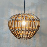 Accent Rattan Ceiling Lamp image 1