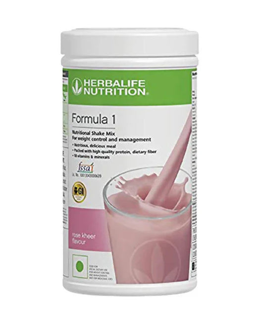 Herbalife Nutrition Formula 1 Nutritional Shake Mix Rose Kheer Flavour -500 gm image 1