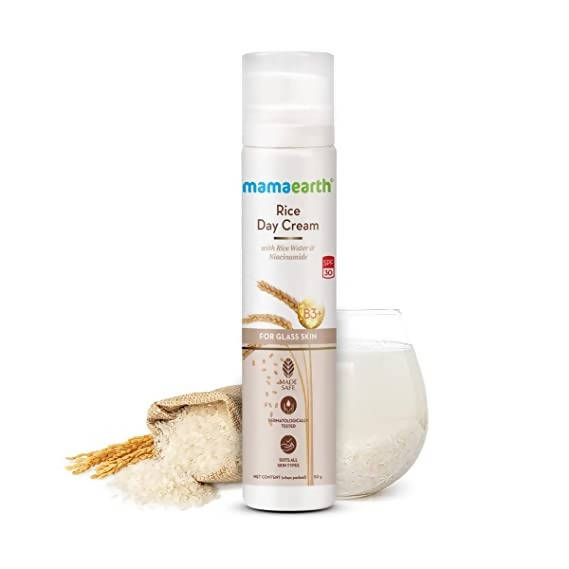 Mamaearth Rice Day Cream With Rice Water & Niacinamide - 50 gms image 3