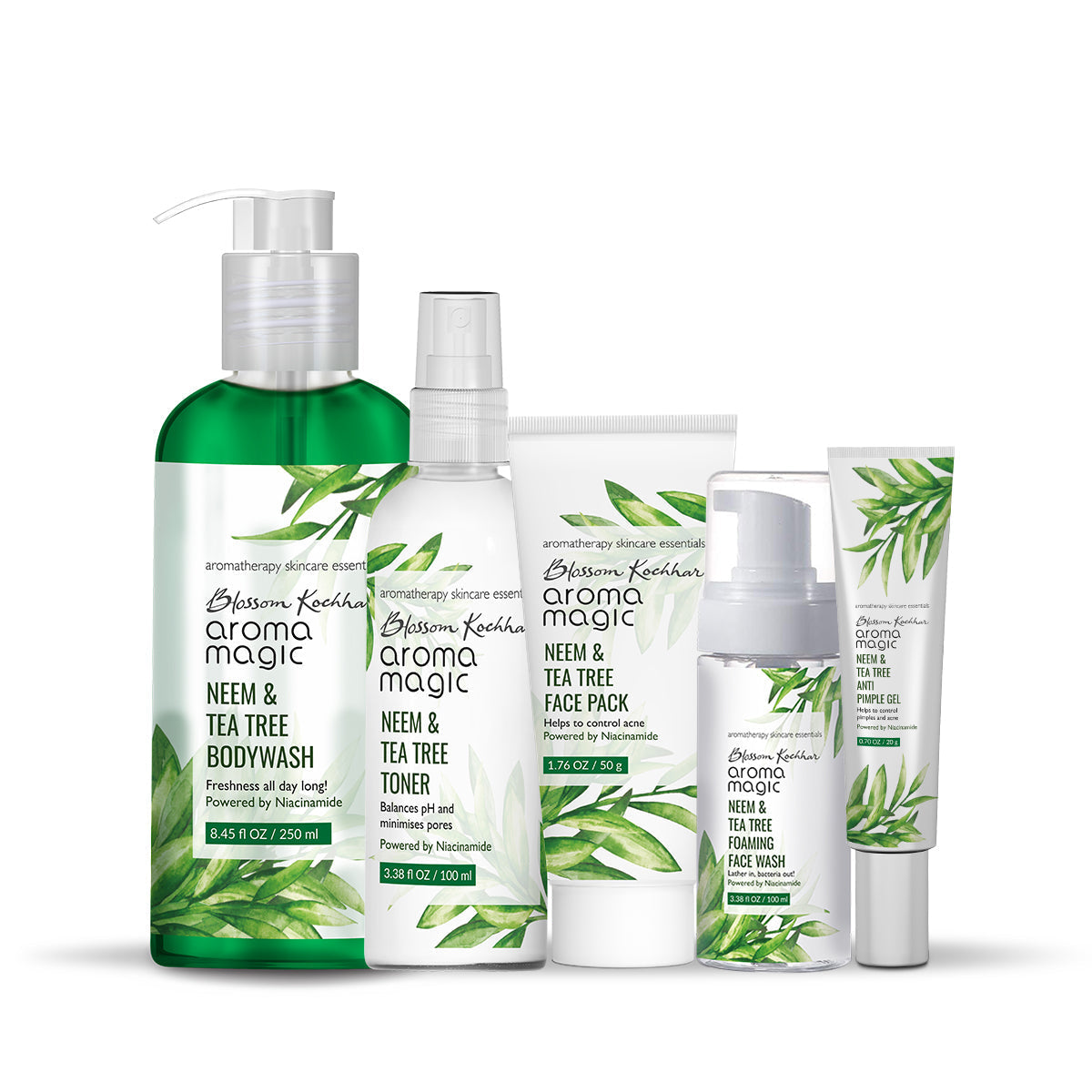 Blossom Kochhar Aroma Magic  Neem & Tea Tree Anti Pimple Combo - Niacinamide - 520 gms image 2
