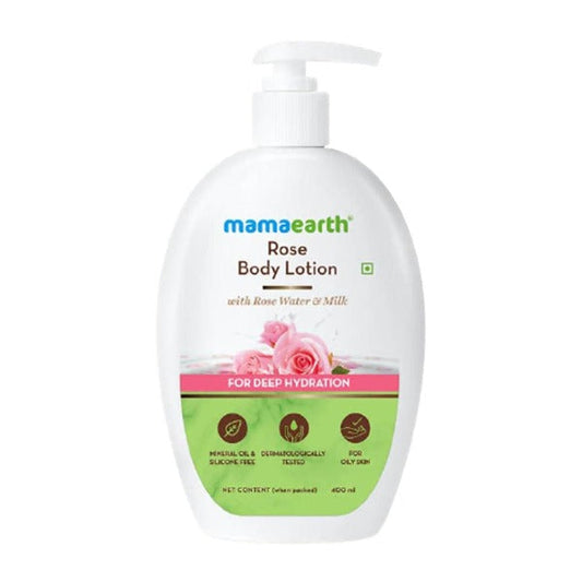 Mamaearth Rose Body Lotion For Deep Hydration - 400 ml image 1