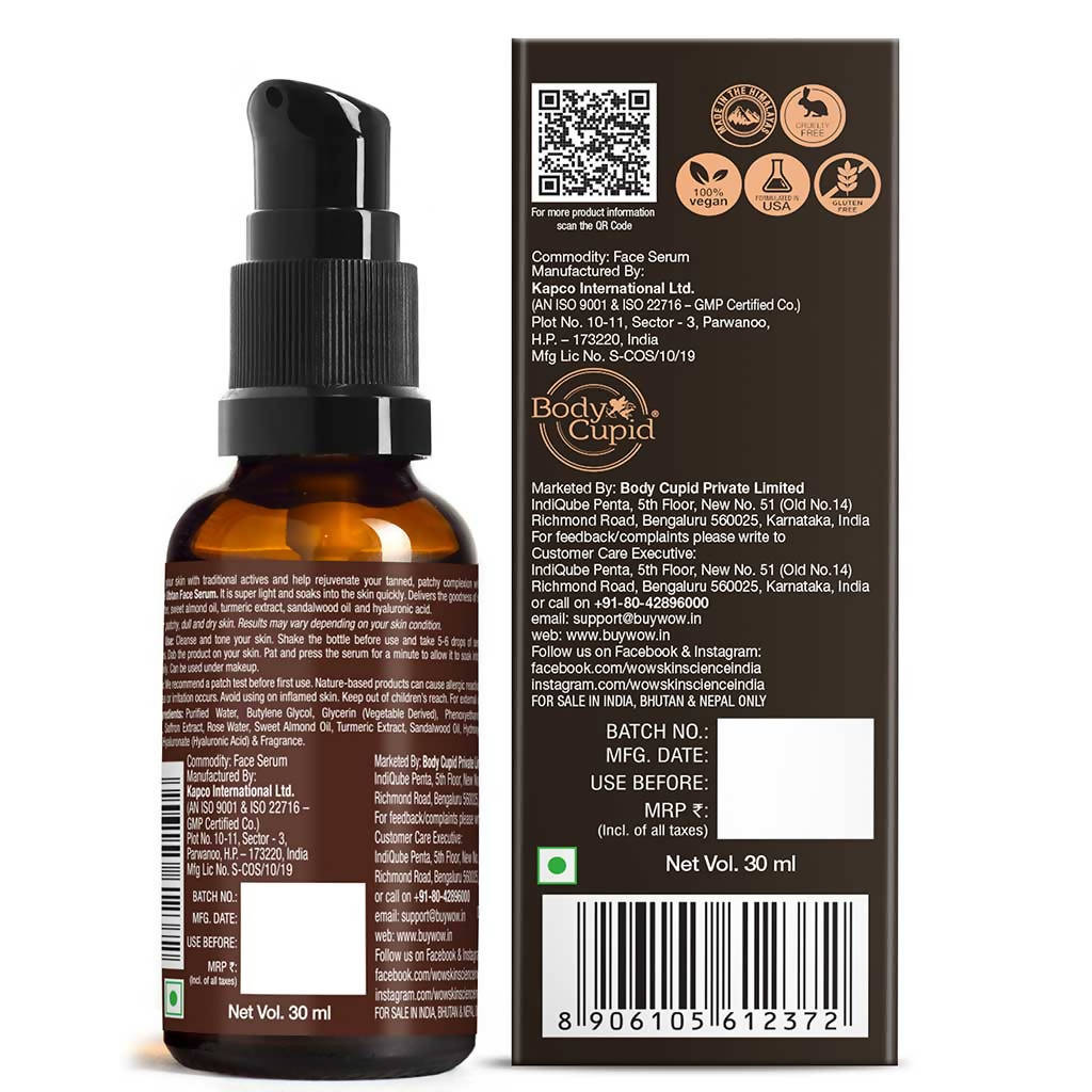 Wow Skin Science Oil-Free Ubtan Face Serum - 30 ml image 2