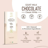Aadvik Goat Milk Chocolate Classic White - 70 gms image 2