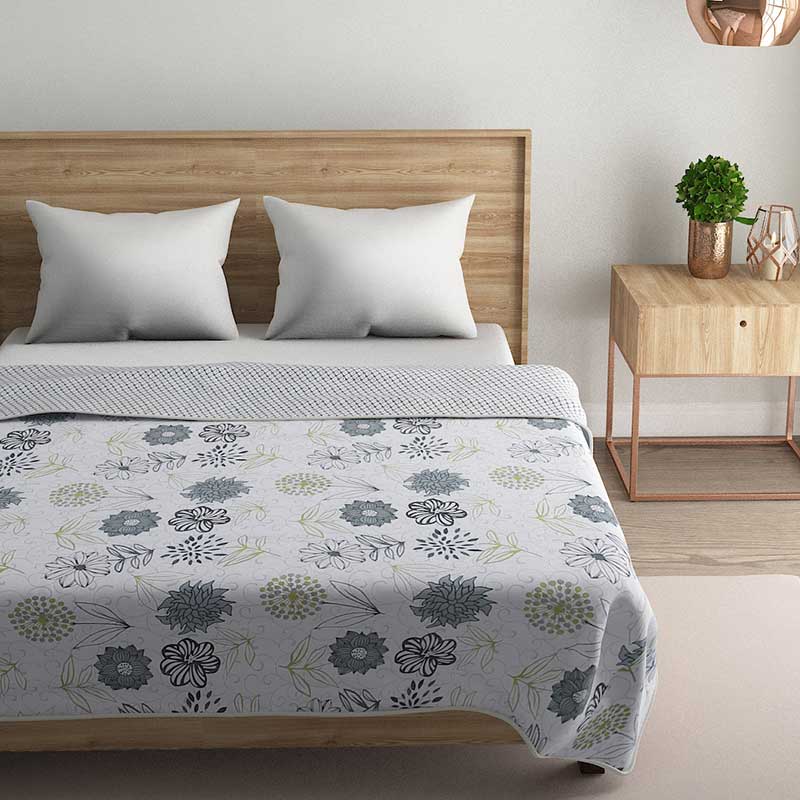 Aleksia Reversible Summer Cotton Dohar | Single, Double Size image 1