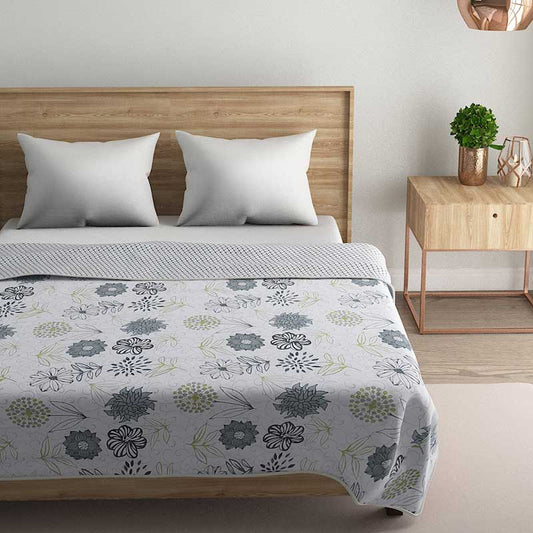 Aleksia Reversible Summer Cotton Dohar | Single, Double Size image 1