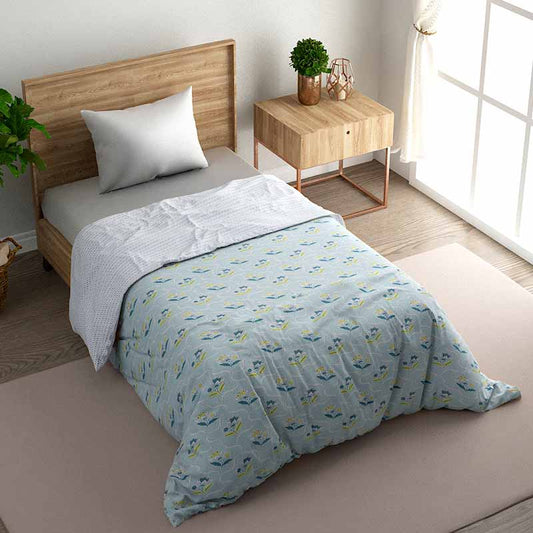 Beryl Reversible Cotton Dohar AC blanket | Single, Double Size image 1