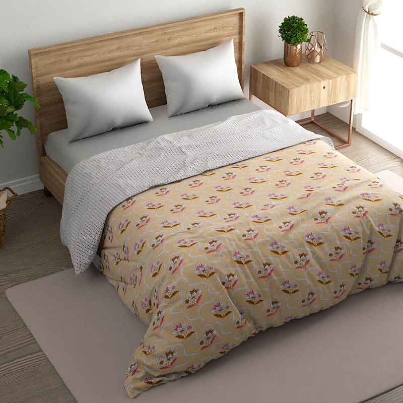 Calypso Reversible Cotton Dohar for Summer | Single, Double Size image 3