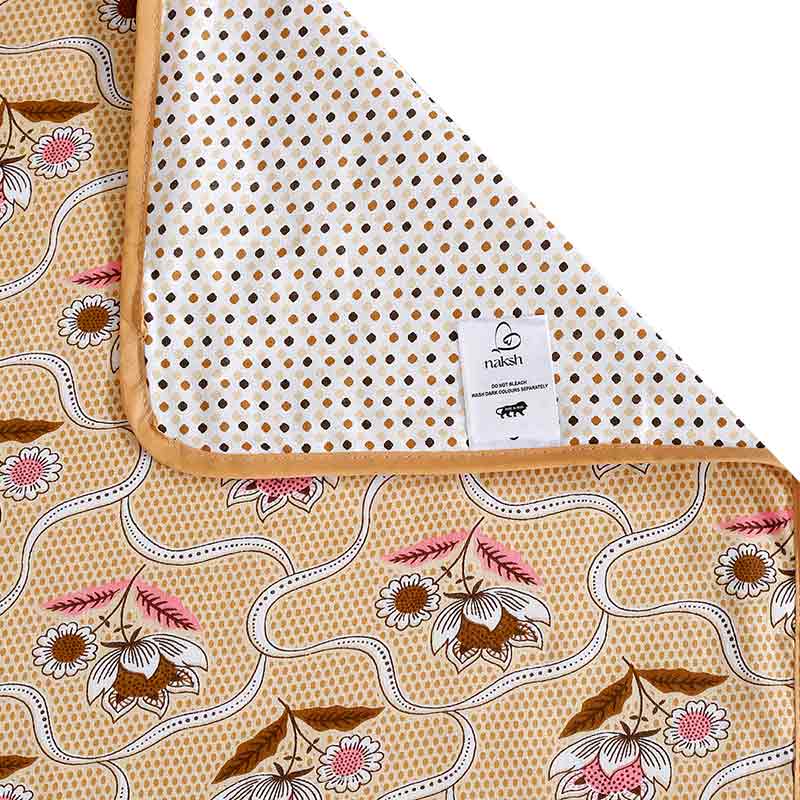 Calypso Reversible Cotton Dohar for Summer | Single, Double Size image 6