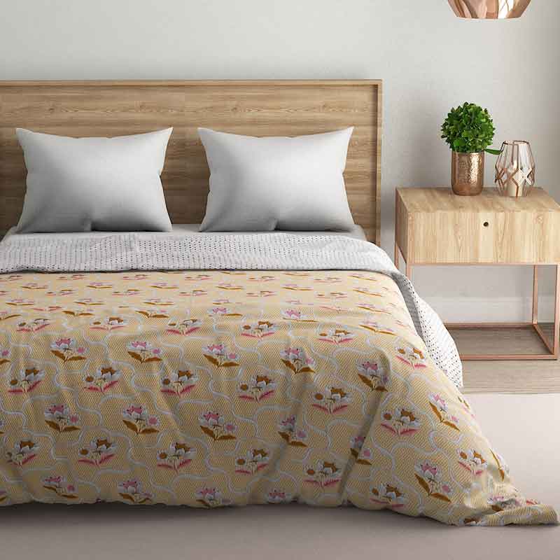 Calypso Reversible Cotton Dohar for Summer | Single, Double Size image 4