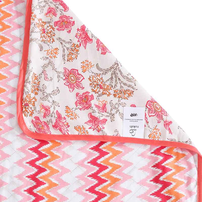 Catherine Reversible Cotton Dohar AC blanket |  Single, Double Size image 10