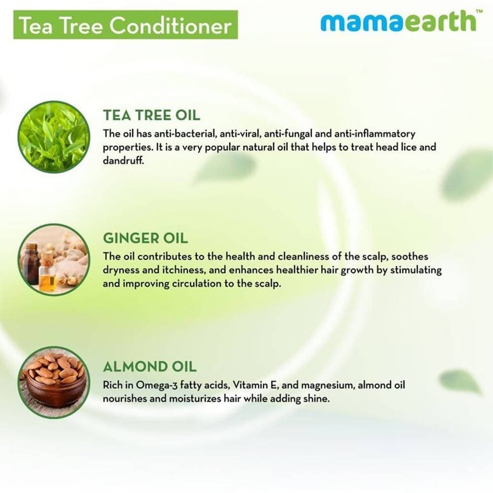 Mamaearth Tea Tree Conditioner For Dandruff Free Hair - 250 ml image 4