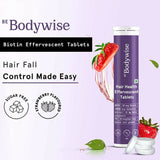 BeBodywise Hair Health Effervescent Tablets for Women -Strawberry -15 tabs image 2