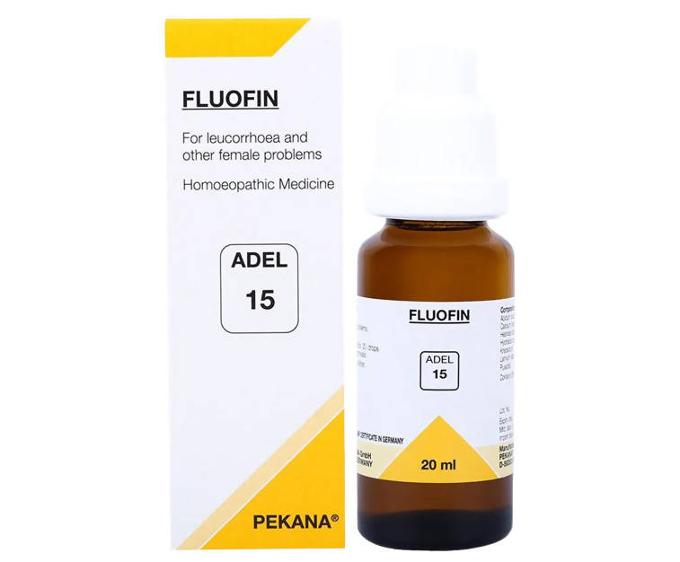 ADEL Homeopathy 15 Fluofin Drops - 20ml image 1