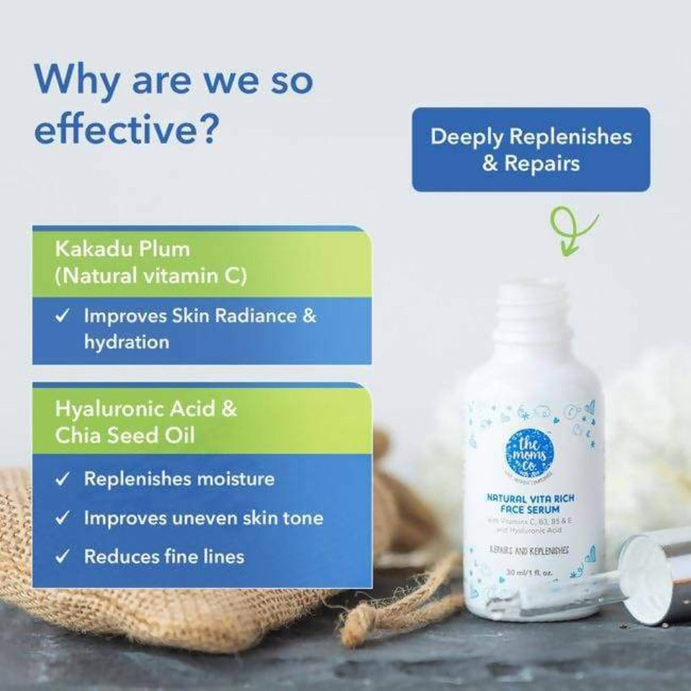 The Moms Co Natural Vita Rich Face Care Regime Kit image 2