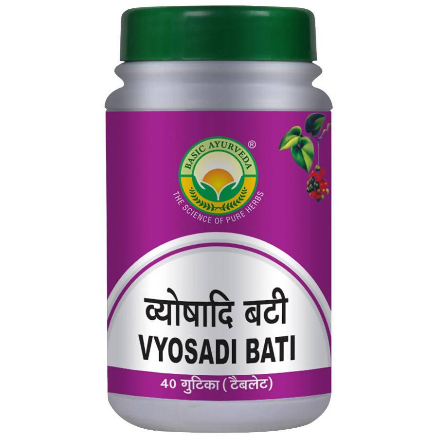 Basic Ayurveda Vyosadi Bati - 40 Tablets image 1