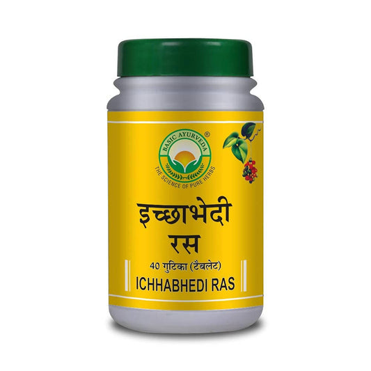 Basic Ayurveda Ichhabhedi Ras Tablet - 40 Tablets image 1