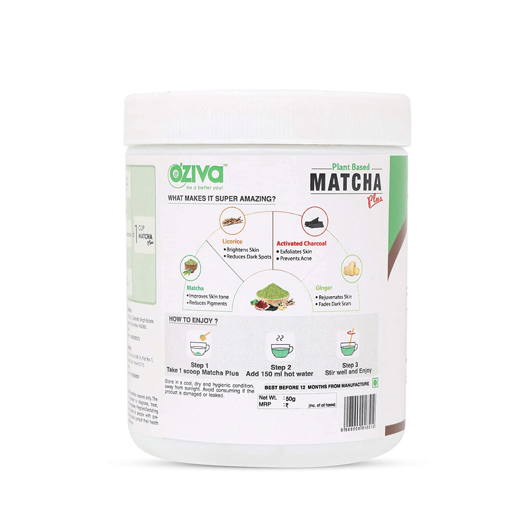 OZiva Plant Based Matcha Plus image 6