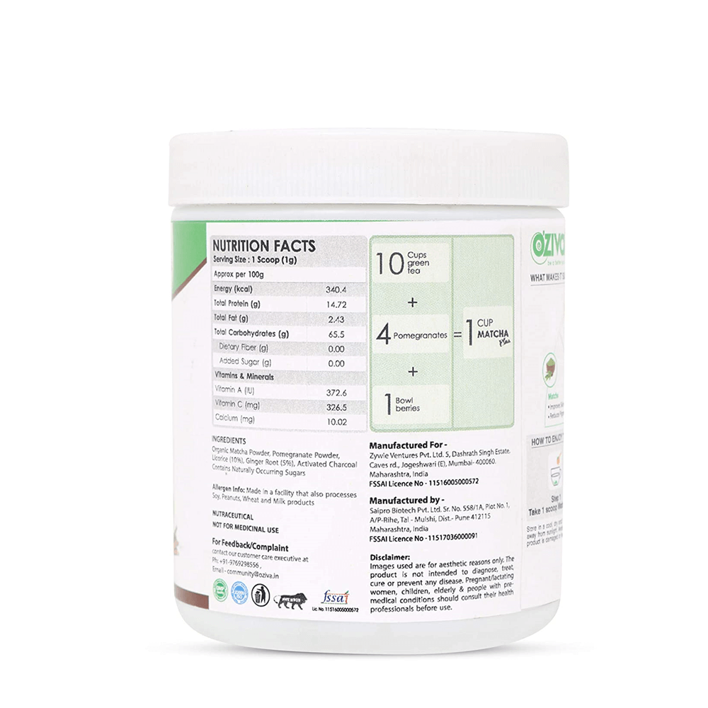 OZiva Plant Based Matcha Plus image 7