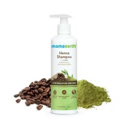 Mamaearth Henna Shampoo with Henna and Deep Roast Coffee - 250ml image 1