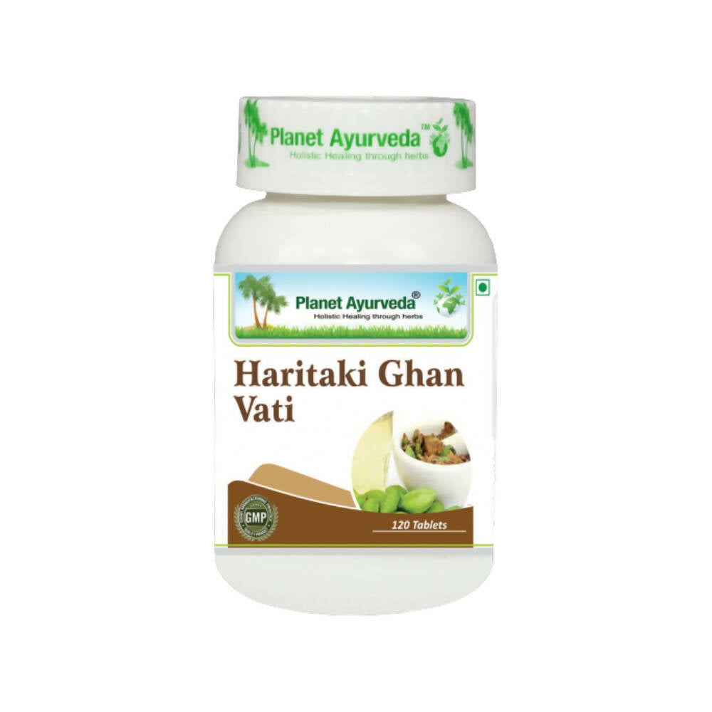 Planet Ayurveda Haritaki Ghan Vati - 120 tabs image 1