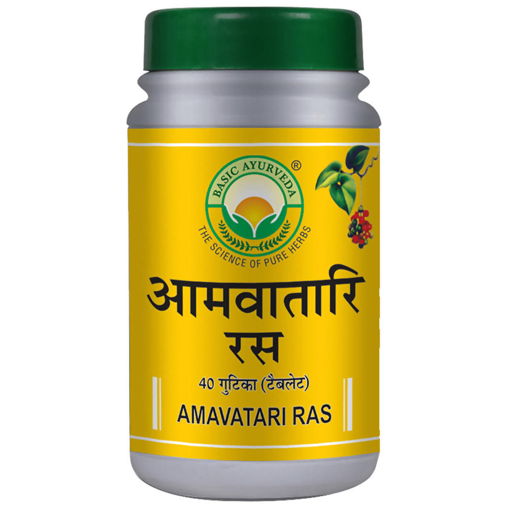 Basic Ayurveda Amavatari Ras Tablet -40 Tablets image 1