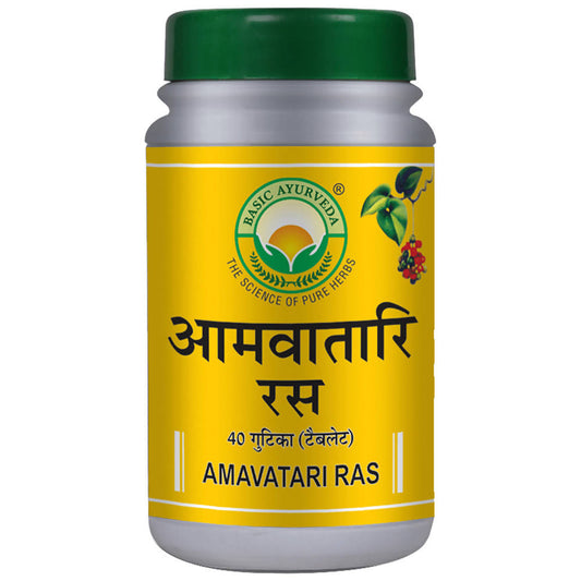 Basic Ayurveda Amavatari Ras Tablet -40 Tablets image 1
