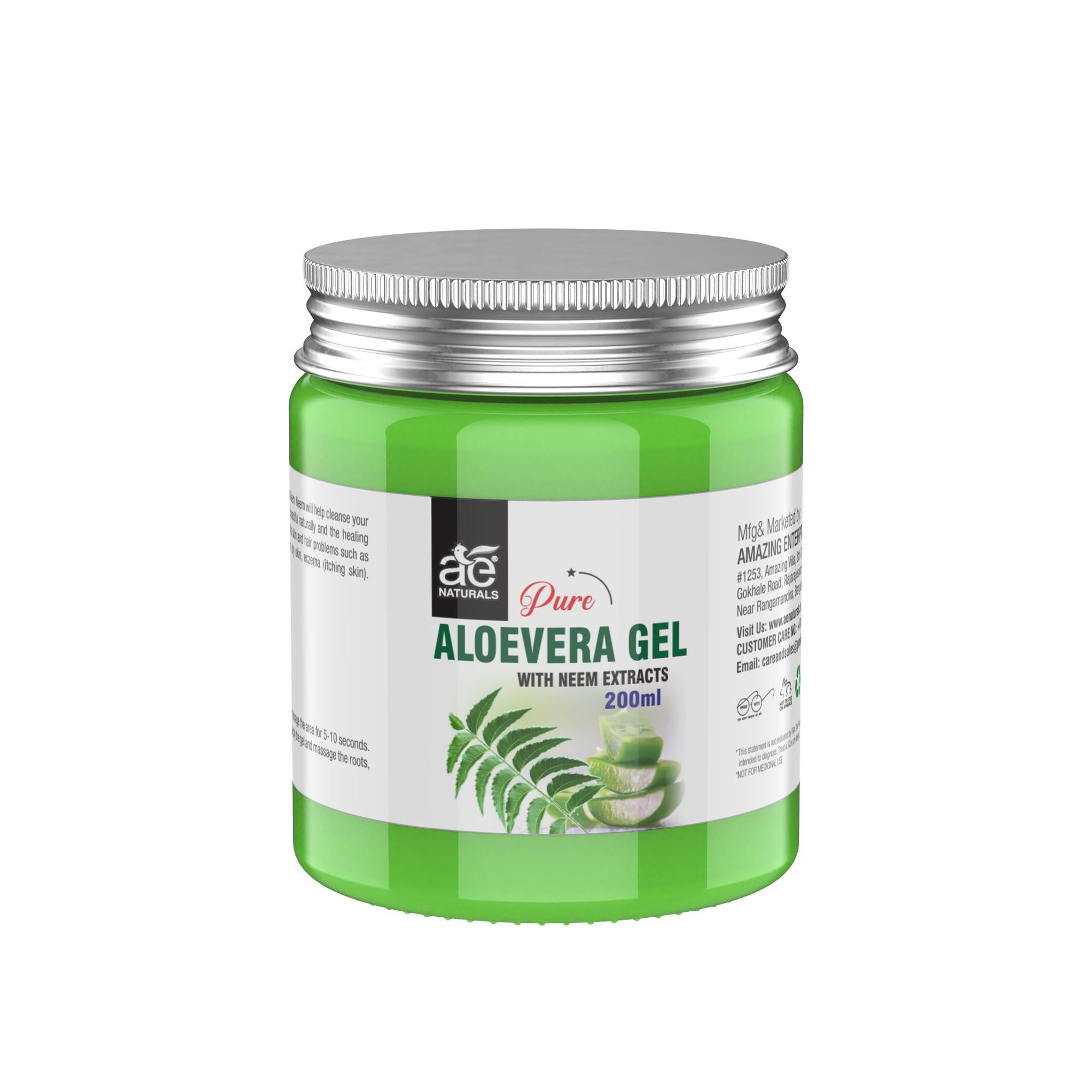Ae Naturals Pure Aloevera Gel With Neem Extracts image 1