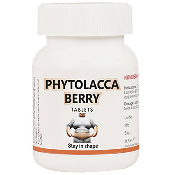 Bakson's Homeopathy Phytolacca Berry Tablets image 2