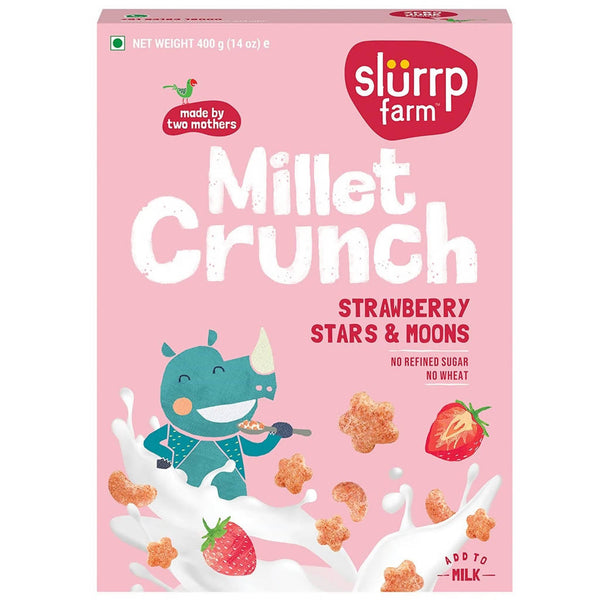 Slurrp Farm Strawberry Stars and Moons Berry Crunch - 400 gms image 2