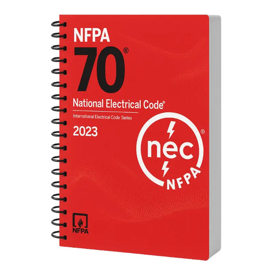 Book cover of 2023 NFPA 70 NEC Spiral – Field-Ready Code Book