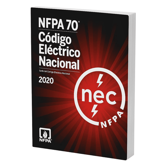 Book cover of 2020 NFPA 70 NEC Español – Complete Electrical Safety Code