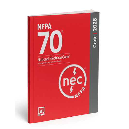 Book cover of 2026 NFPA 70 NEC – Latest Electrical Code Hardcover