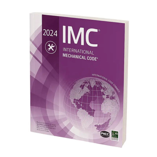 Book cover of 2024 IMC – Updated International Mechanical Code Book